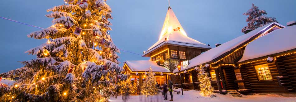 Das Weihnachtsmanndorf im finnischen Rovaniemi
