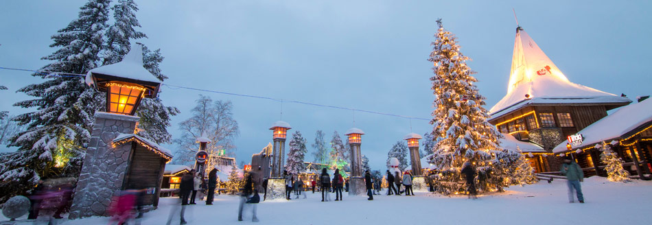 Das Weihnachtsmanndorf im finnischen Rovaniemi