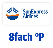 Bei Sunexpress 8fach punkten. Hier klicken.