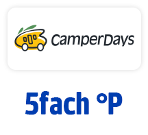 Jetzt bei CamperDays 5fach Punkte. Hier zum Coupon klicken.
