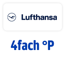 Bei Lufthansa 4fach punkten. Hier klicken.