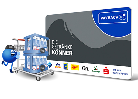 Jetzt DIE GETRÄNKEKÖNNER PAYBACK Karte bestellen und °Punkte sammeln