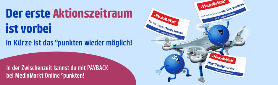 Jetzt Couponwochen bei MediaMarkt - Extra°Punkte im Anflug