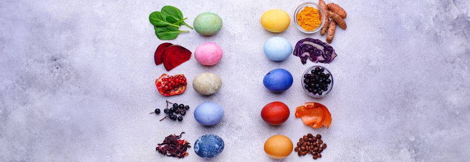 Eier natürlich färben mit Hausmitteln: Wie entsteht welche Farbe?