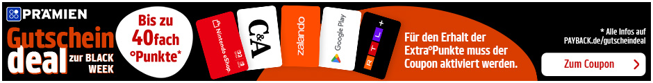 PAYBACK Prämien: Punkte in Gutscheine einlösen und bis zu 40fach Punkte sichern. Jetzt Coupons aktivieren.