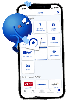 Pointee zeigt auf die Challenges in der App.