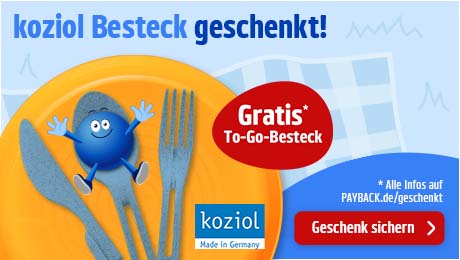 koziol Besteck geschenkt!