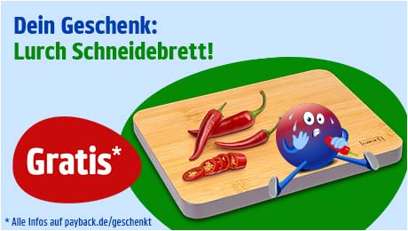 PAYBACK Prämien: Lurch Schneidebrett geschenkt! Jetzt Punkte einlösen.