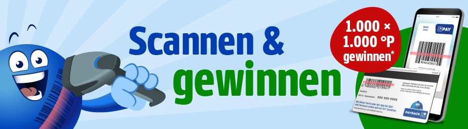 Scannen und gewinnen bei PAYBACK