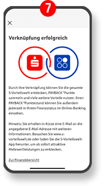 Nun kannst du deinen Punktestand auch im Online-Banking einsehen.