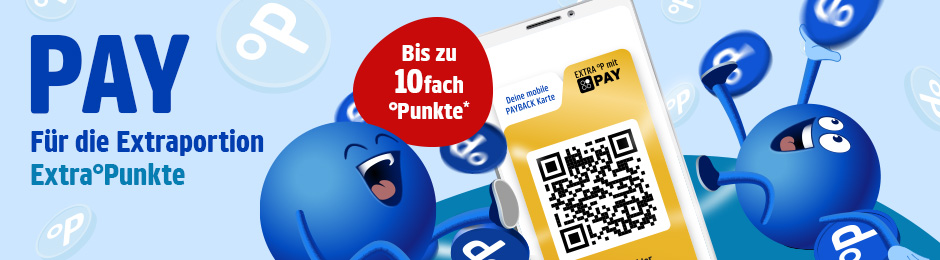 Mit PAYBACK PAY bis zu 10fach punkten.