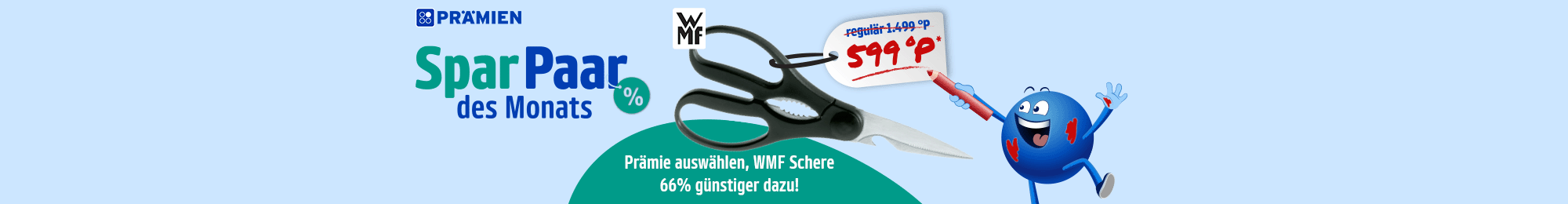 PAYBACK Prämien: WMF Schere 66% günstiger. Beim Kauf einer Aktionsprämie. Jetzt sparen!