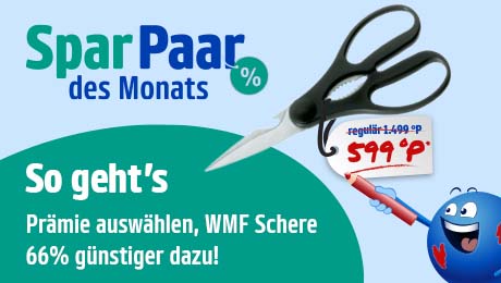 PAYBACK Prämien: Beim Kauf einer Aktionsprämie, WMF Schere 66% günstiger. Jetzt sparen!