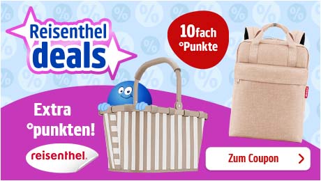 Erhalte zusätzlich 10fach Punkte auf viele weitere Reisenthel Prämien