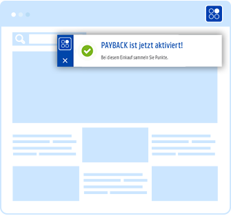 Nach der Sammelbestätigung des PAYBACK Internet Assistent ganz einfach punkten!