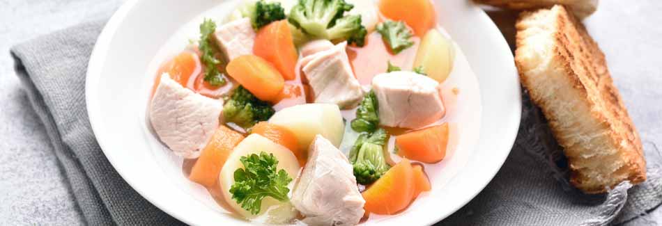 Immunsystem staerken: Huehnersuppe