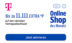 Hier den Amazon Coupon aktivieren und bis zu 12fach punkten.