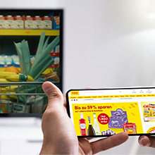 Netto Prospekte auf dem Smartphone