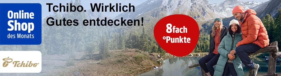 Beim Online Shop des Monats Tchibo wirklich Gutes entdecken!