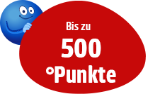 Bis zu 500 Punkte