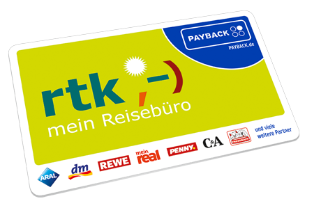 PAYBACK rtk Reisebüro Partnerkarte