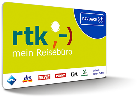 PAYBACK rtk Reisebüro Partnerkarte