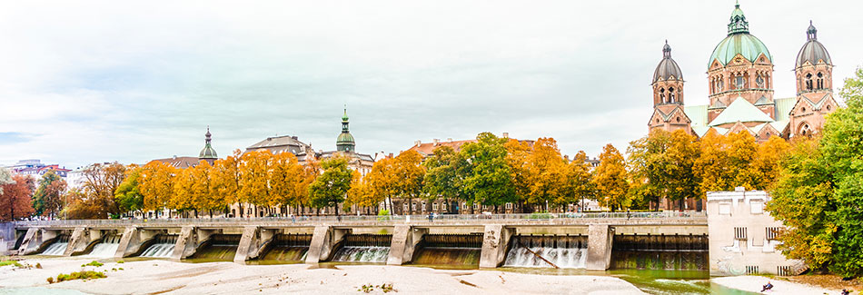 Städtetrips im Herbst: München an der Isar